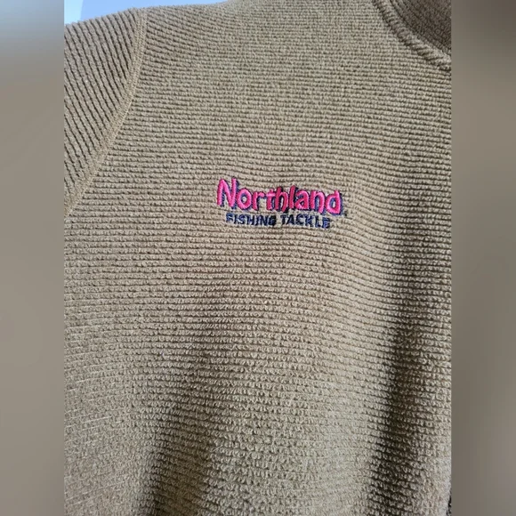 Simms x Northland Tackle Rivershed 1/4 Zip Fleece Camel/Tan Color Mens 2XL - Picture 3 of 10